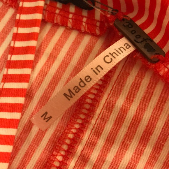 Poof striped red & white top - Picture 4 of 4